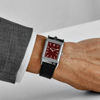 Jaeger-LeCoultre Reverso 278856J Stainless Steel Red Dial Special '1931 Rouge' Edition