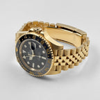 Rolex GMT-Master II 3285 V3 – Swiss Super Clone 126718GRNR Yellow Gold Black Dial Jubilee (2023)