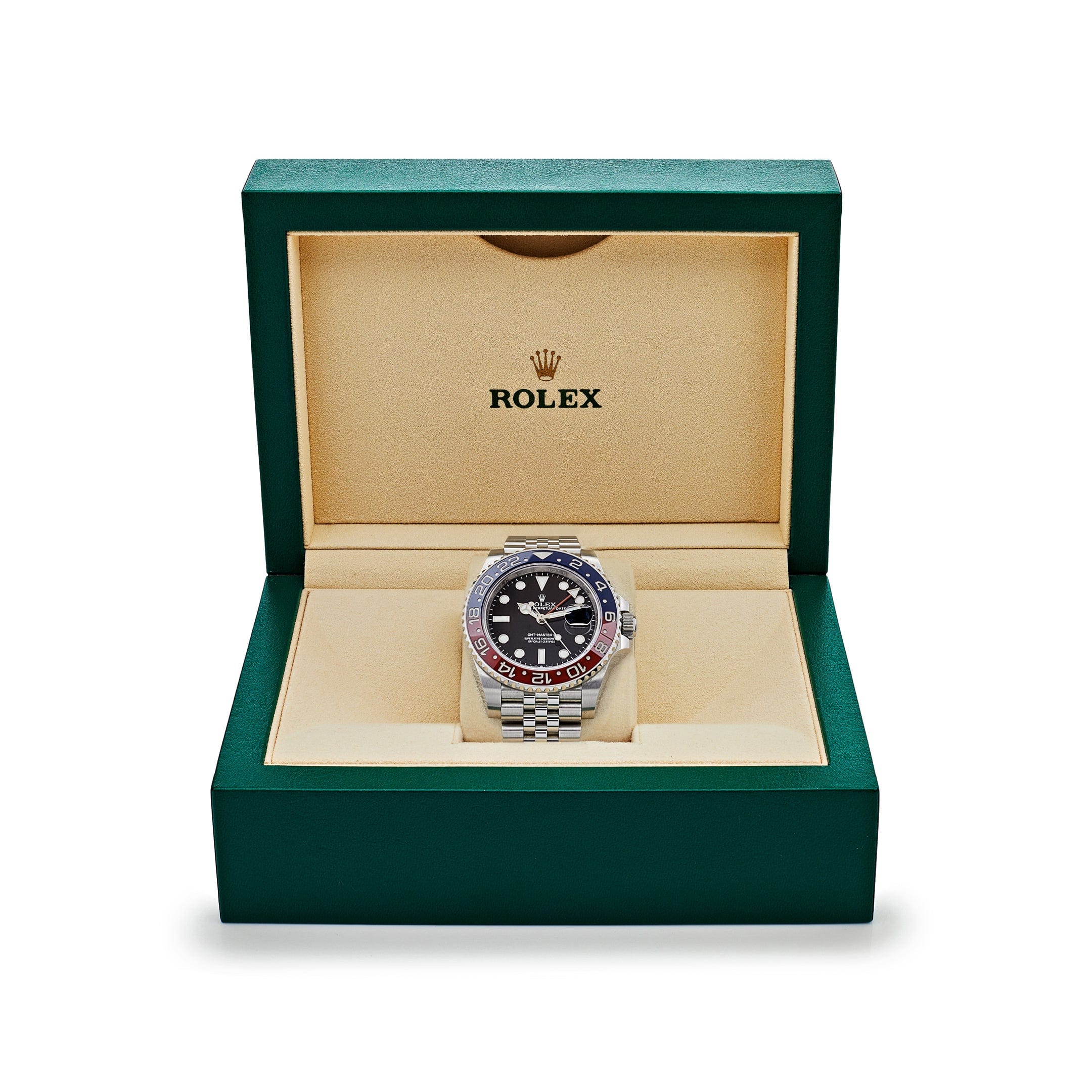 Rolex GMT-Master II 3285 V3 – Swiss Super Clone 126710BLRO 'Pepsi' Stainless Steel Black Dial Jubilee (2025)