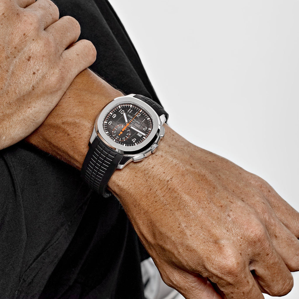 Patek Philippe Aquanaut Chronograph 3285 V3 – Swiss Super Clone 5968A-001 Stainless Steel Black Dial (2024)