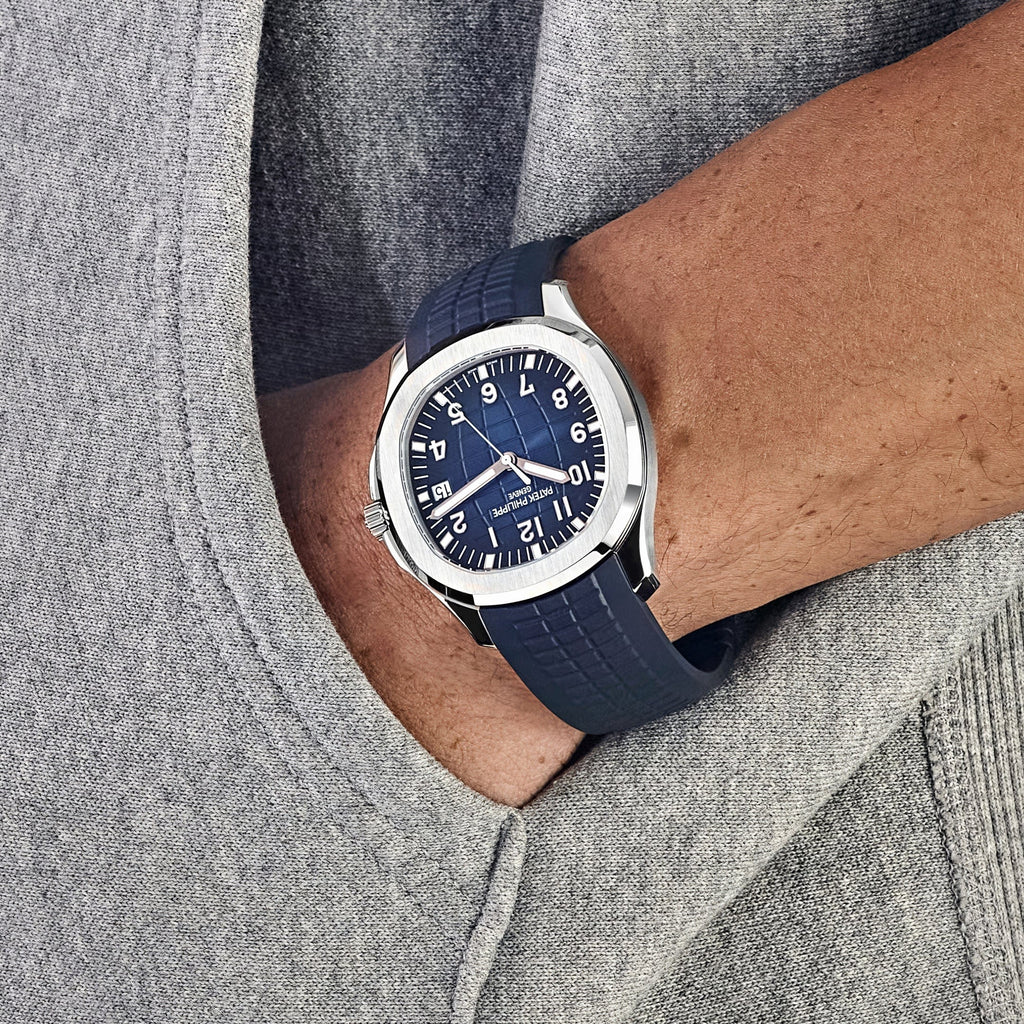 Patek Philippe Aquanaut 3285 V3 – Swiss Super Clone 5168G-001 White Gold Blue Dial (2025)