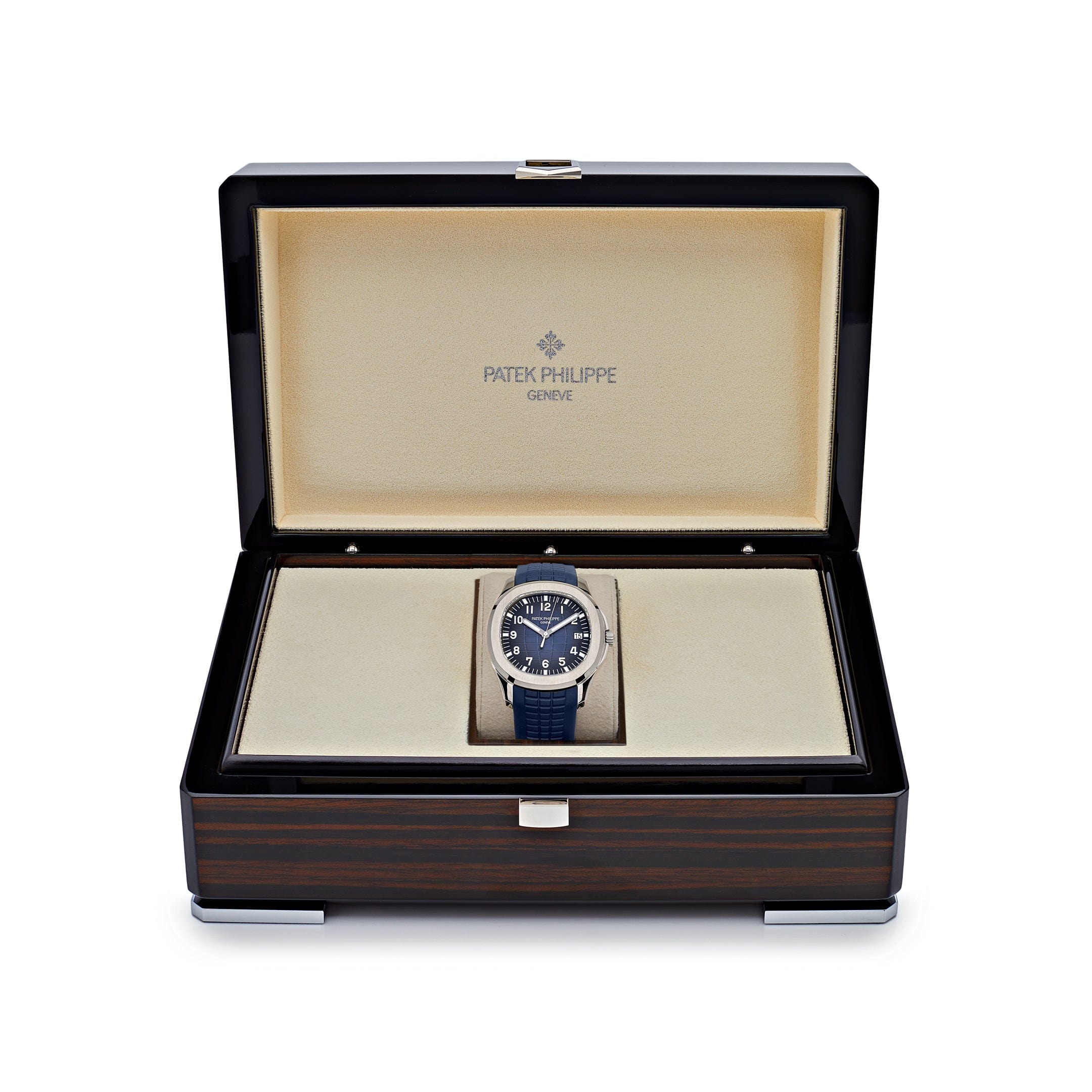 Patek Philippe Aquanaut 3285 V3 – Swiss Super Clone 5168G-001 White Gold Blue Dial (2025)